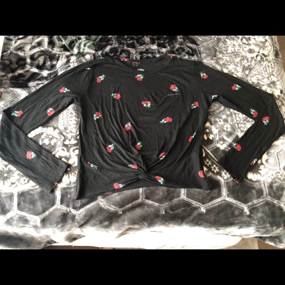 Black shirt from pink